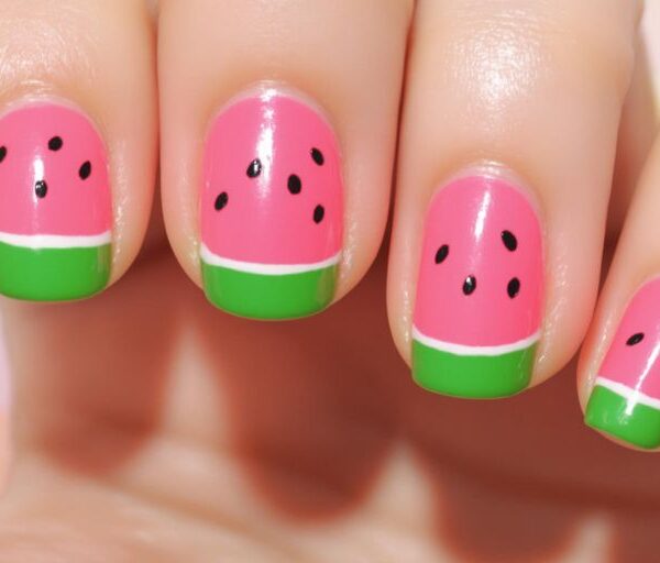 Watermelon Nails Are Replacing Glazed-Donut Manicures This Summer